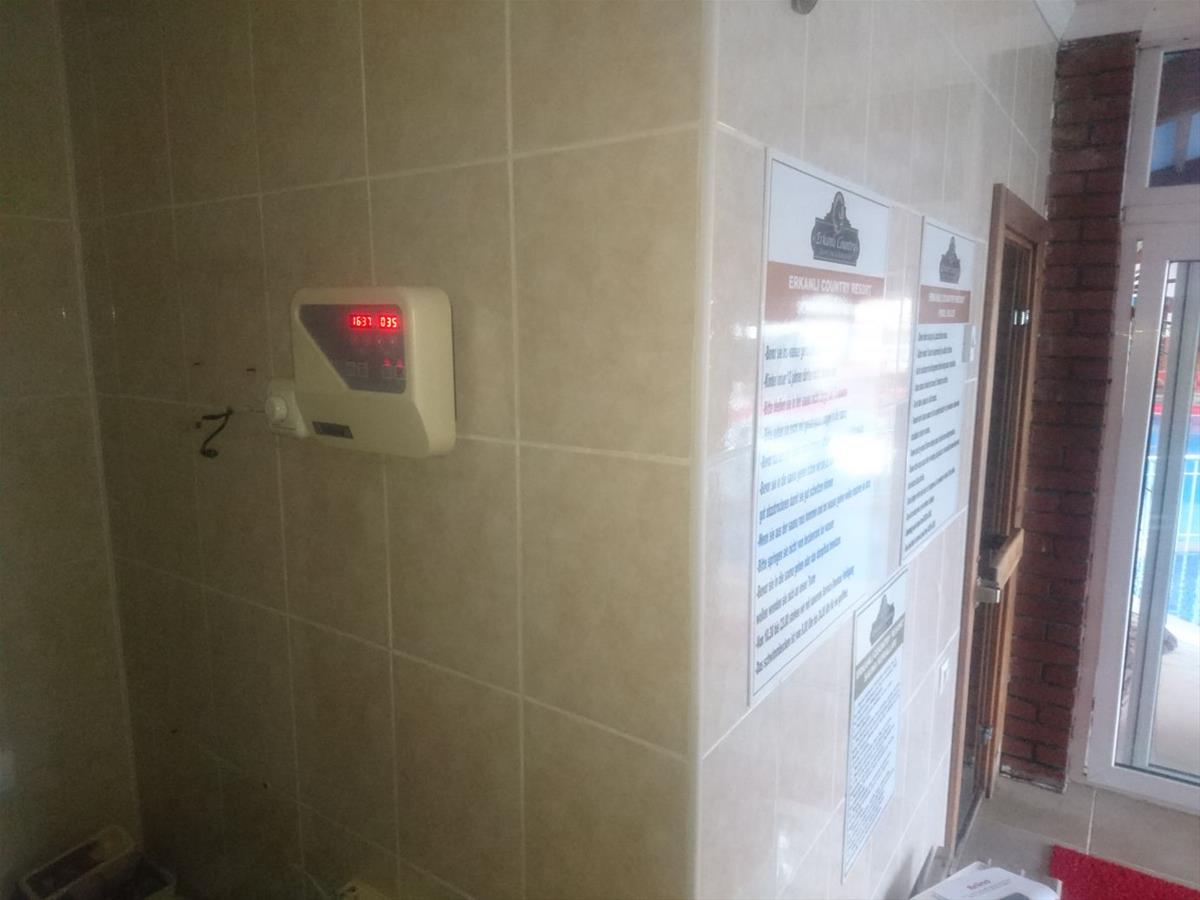 sauna kontrol paneli