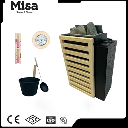 Misa Sauna Sobası Her Şey Dahil Paket 3,6 kW