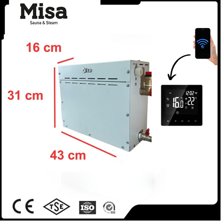 Misa Ev Tipi Buhar Odası Jeneratörü 6 kW